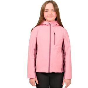 Spyder Youth Superlite Pink Jacket with Hood